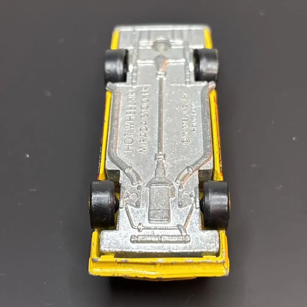 Hot Wheels 1980 MIRADA STOCKER Hong Kong Yellow Black Dodge 10 355 Vintage